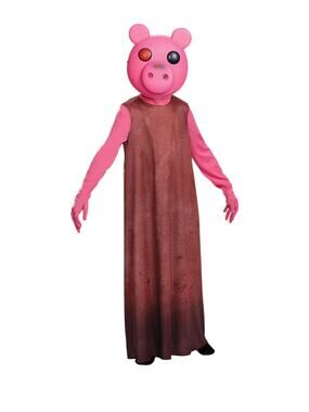 Official Video Game Piggy Gamer Halloween Costume Dress Up Cosplay Disguise Kid
